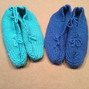 Handmade by aunt slippers